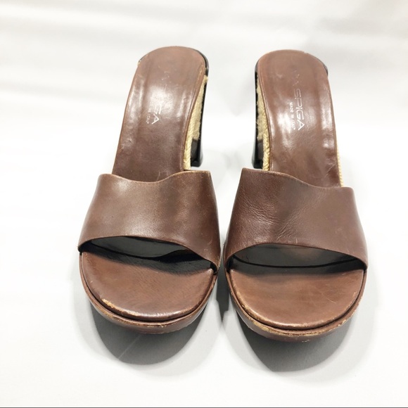 VIA SPIGA VINTAGE PLATFORM BOHO SHOES PUMPS SZ‎ 9 retro - Picture 5 of 8